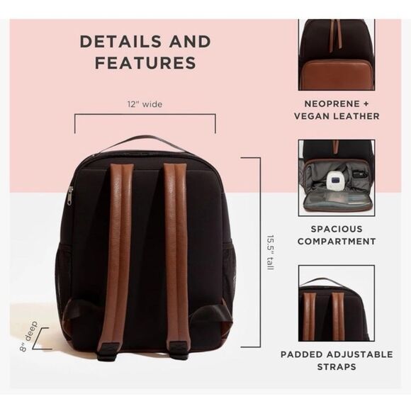 Freshly Picked Mom Travel Backpack / Pristine - Picture 5 of 6